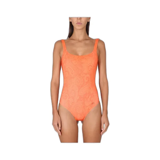 Etro Paisley-Printed Sleeveless One-Piece Swimsuit