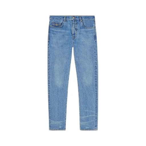 Versace Medusa Biggie Mid-Rise Straight-Leg Jeans