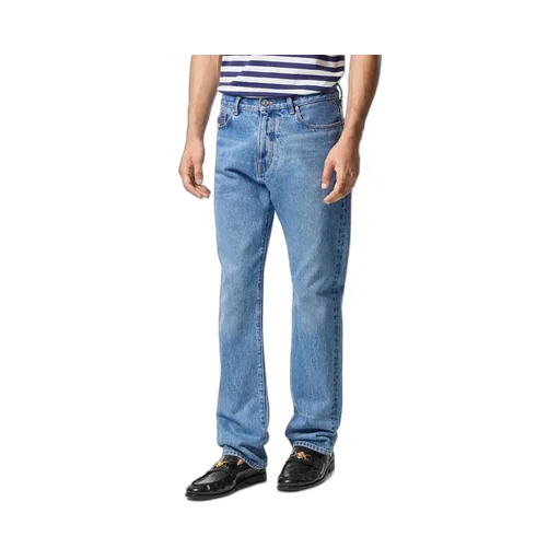 Versace Medusa Biggie Mid-Rise Straight-Leg Jeans