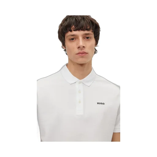 Hugo Boss Logo Printed Short-Sleeved Polo Shirt