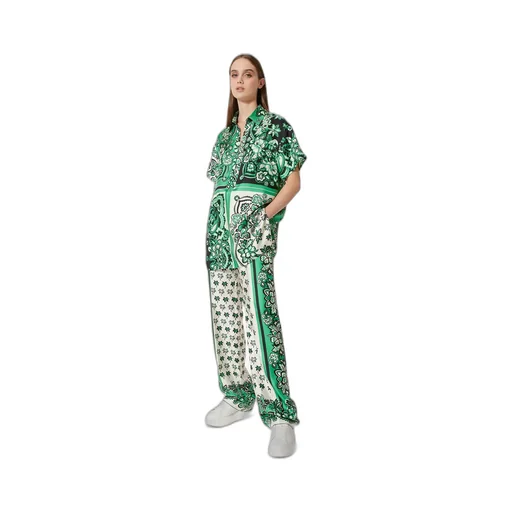 Redvalentino Bandana Printed Short-Sleeved Shirt