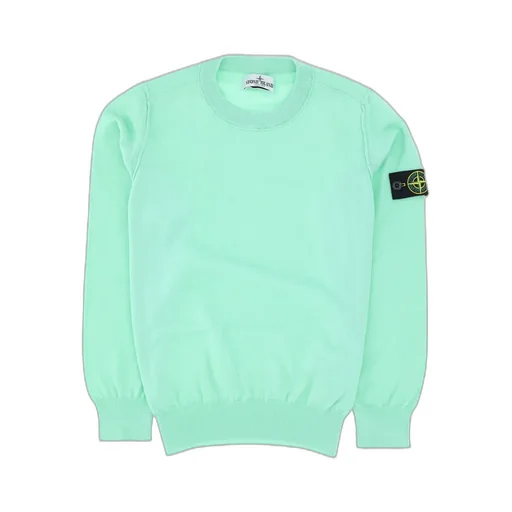 Stone Island Junior Logo-Patch Long-Sleeved Sweatshirt