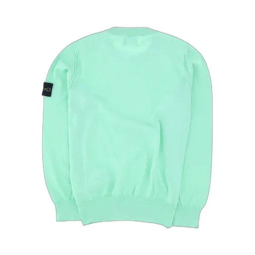 Stone Island Junior Logo-Patch Long-Sleeved Sweatshirt