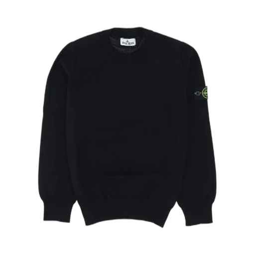 Stone Island Junior Logo-Patch Long-Sleeved Sweatshirt