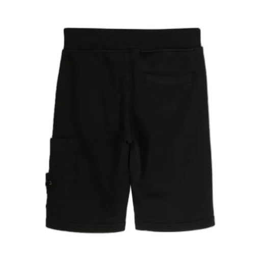 Stone Island Junior Compass-Patch Cargo Track Shorts