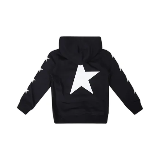 Star-Print Cotton-Blend Hoodie