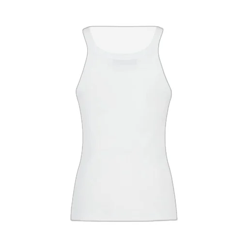 Fendi Logo Embroidered Knitted Tank Top