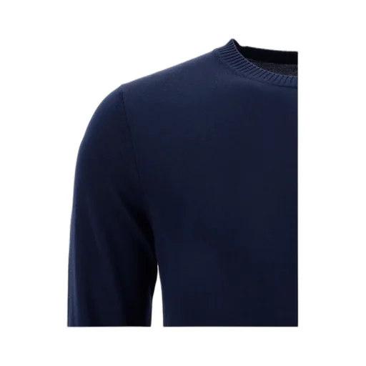 Ribbed-Trim Cotton Sweatshirt