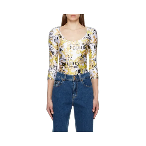 Versace Jeans Couture Baroque-Pattern Printed Top