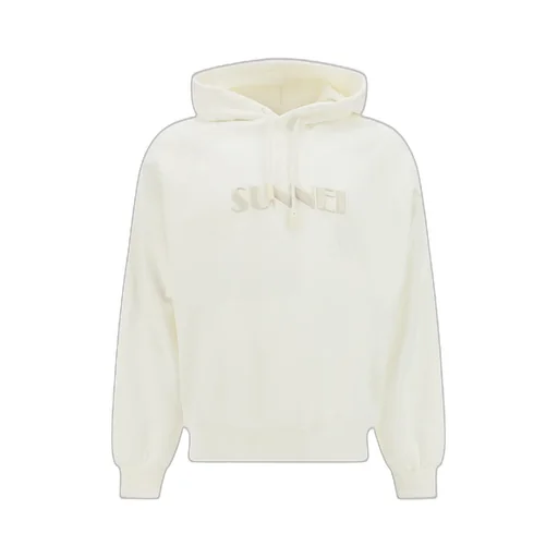 Sunnei Logo Embroidered Drawstring Hoodie