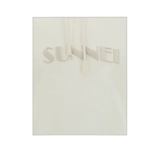 Sunnei Logo Embroidered Drawstring Hoodie