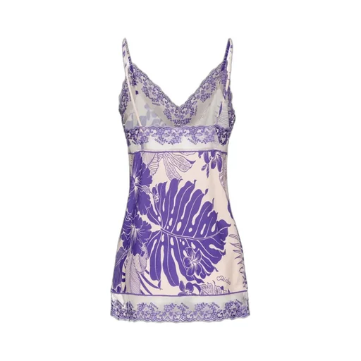 Pinko Tropical-Printed Marocain Top