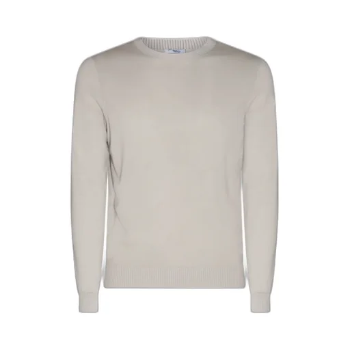 Ribbed-Trim Cotton Jumper