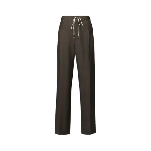 Maison Margiela Drawstring Wide-Leg Trousers