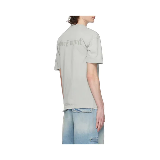 Palm Angels Logo Printed Crewneck T-Shirt