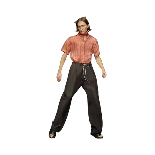 Maison Margiela Drawstring Wide-Leg Trousers