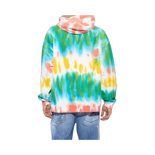 Dsquared2 Tie-Dyed Logo Printed Hoodie
