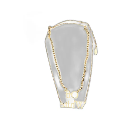 Logo-Pendant Necklace