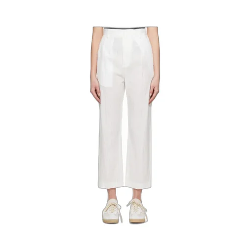 Pinstripe Cropped Trousers