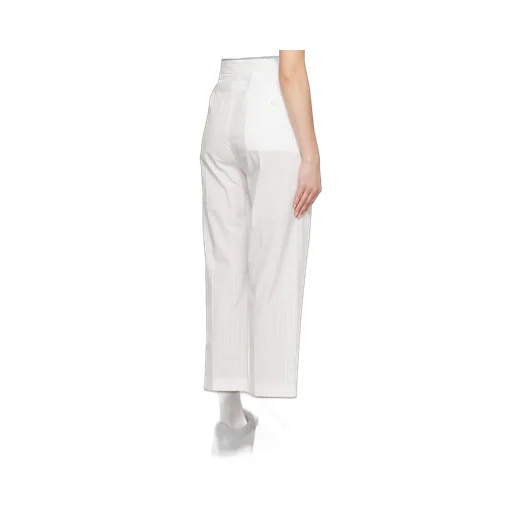 Pinstripe Cropped Trousers