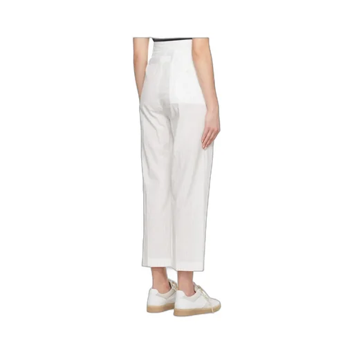 Pinstripe Cropped Trousers