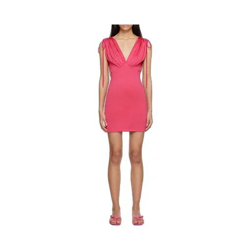 Ruched Sleeveless Minidress