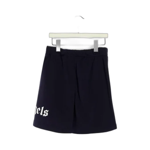 Palm Angels Kids Logo Printed Drawstring Bermuda Shorts
