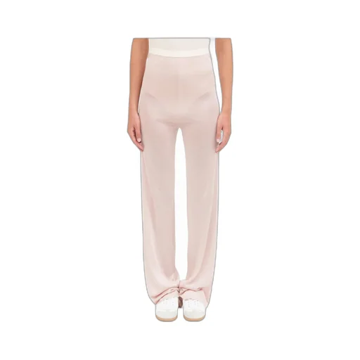Maison Margiela Semi-Sheer Wide Leg Trousers