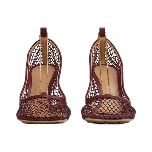 Mesh High Heels