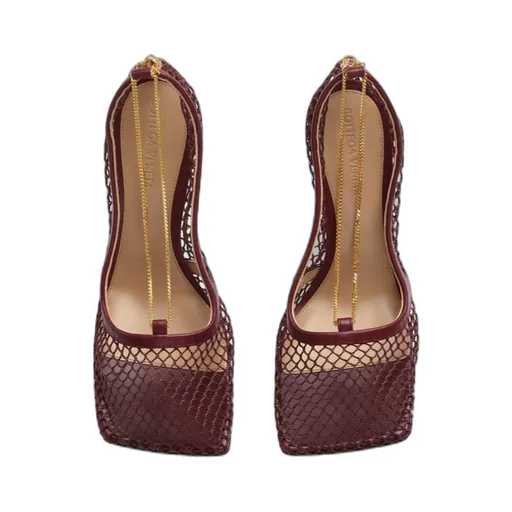 Mesh High Heels