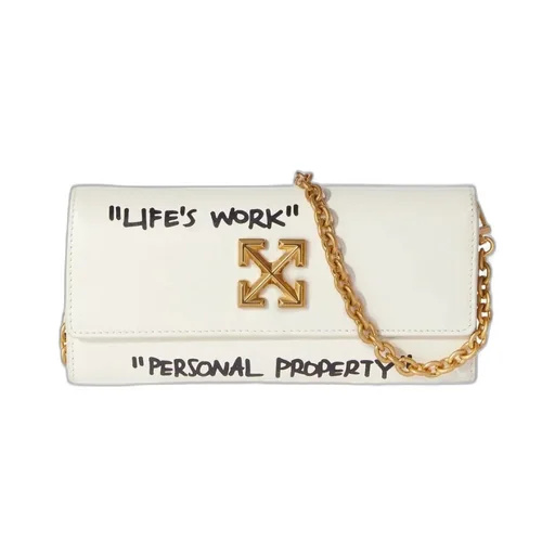 Jitney Slogan-Print Wallet
