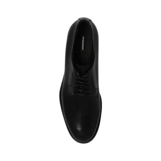 Dsquared2 Polished-Finish Lace-Up Derby Shoes