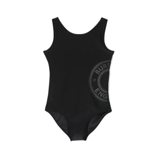Logo-Print Scoop-Neck Swimsuit