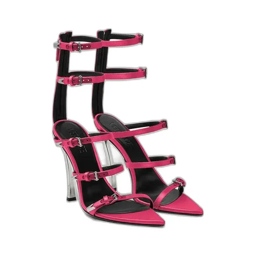 Versace Pin-Point Buckle-Strap Fastened Sandals