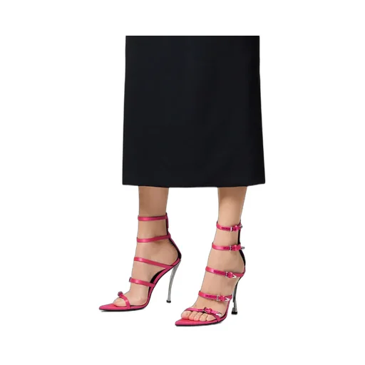 Versace Pin-Point Buckle-Strap Fastened Sandals
