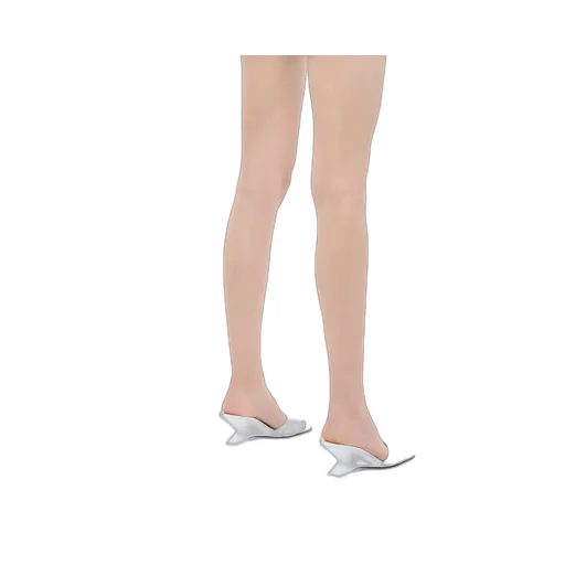 The Attico Mid Heel Slip-On Sandals