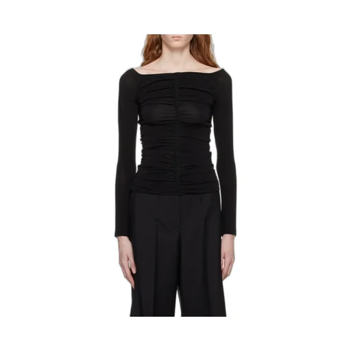Givenchy Ruched Long-Sleeved Top