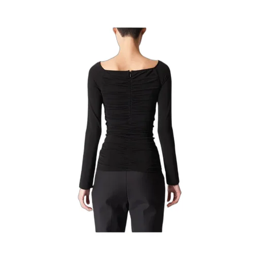 Givenchy Ruched Long-Sleeved Top