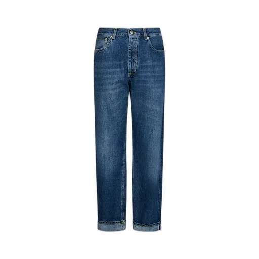 Alexander Mcqueen Wide-Leg Denim Jeans