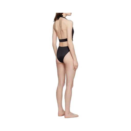 Versace Logo Detailed Cut-Out Swimsuit