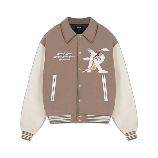Storms In Heaven-Print Bomber Jacket