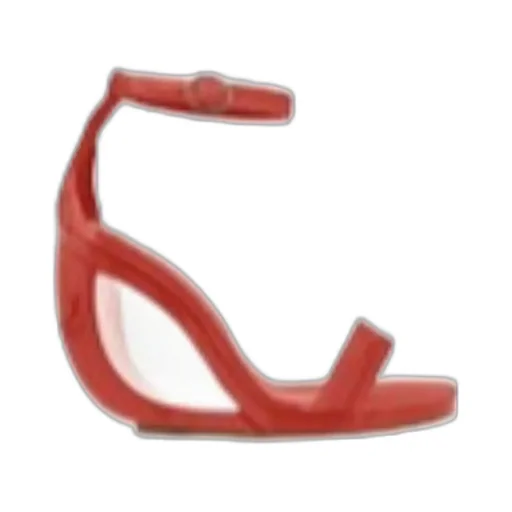 Open-Toed Buckles, Shaped Heel Sandals