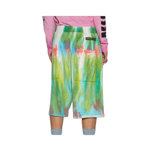 Dsquared2 Tie Dyed Elasticated Waistband Track Shorts