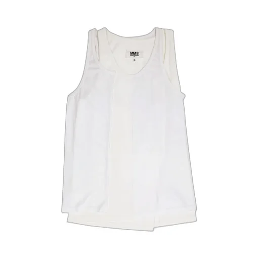 Mm6 Maison Margiela Layered Scoop-Neck Tank Top
