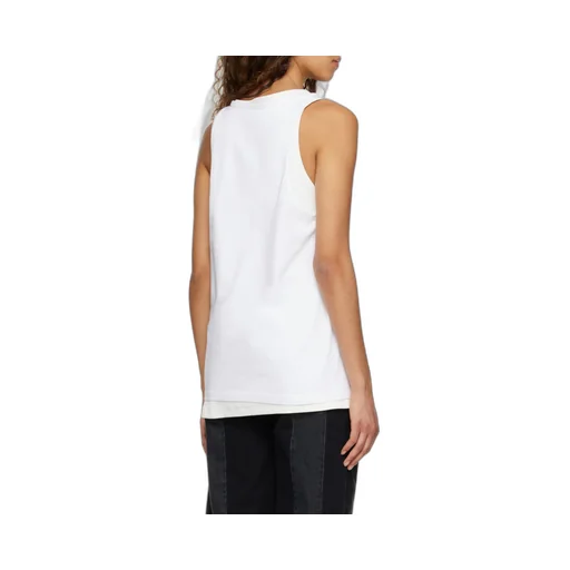 Mm6 Maison Margiela Layered Scoop-Neck Tank Top