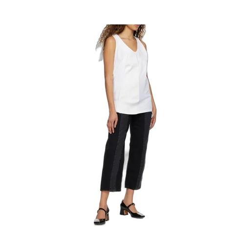 Mm6 Maison Margiela Layered Scoop-Neck Tank Top
