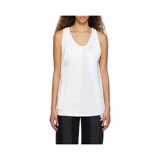 Mm6 Maison Margiela Layered Scoop-Neck Tank Top