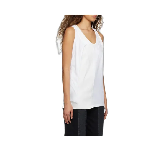Mm6 Maison Margiela Layered Scoop-Neck Tank Top