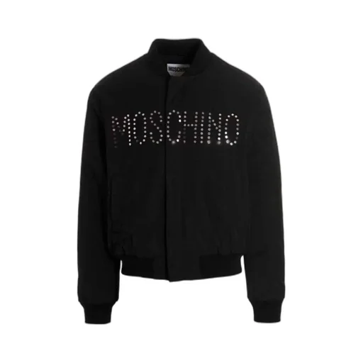 Logo-Detail Bomber Jacket