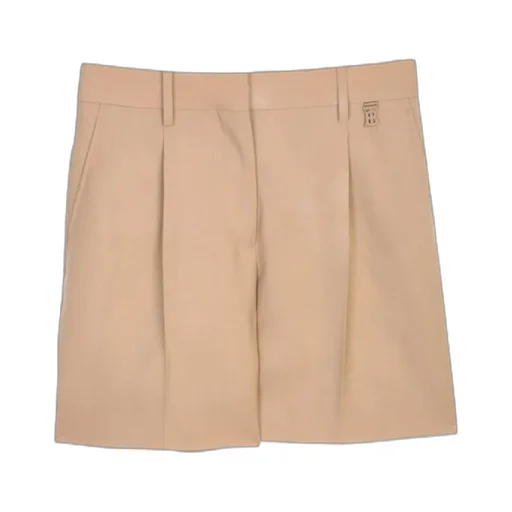Burberry Logo Detailed Pleated Shorts